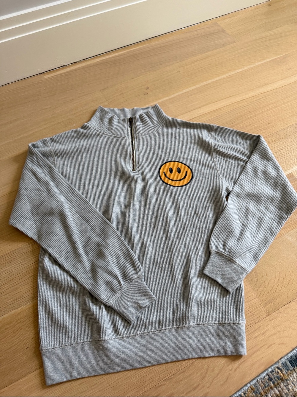 Vintage Havana great half zip waffle texture. Brand new with tags never worn